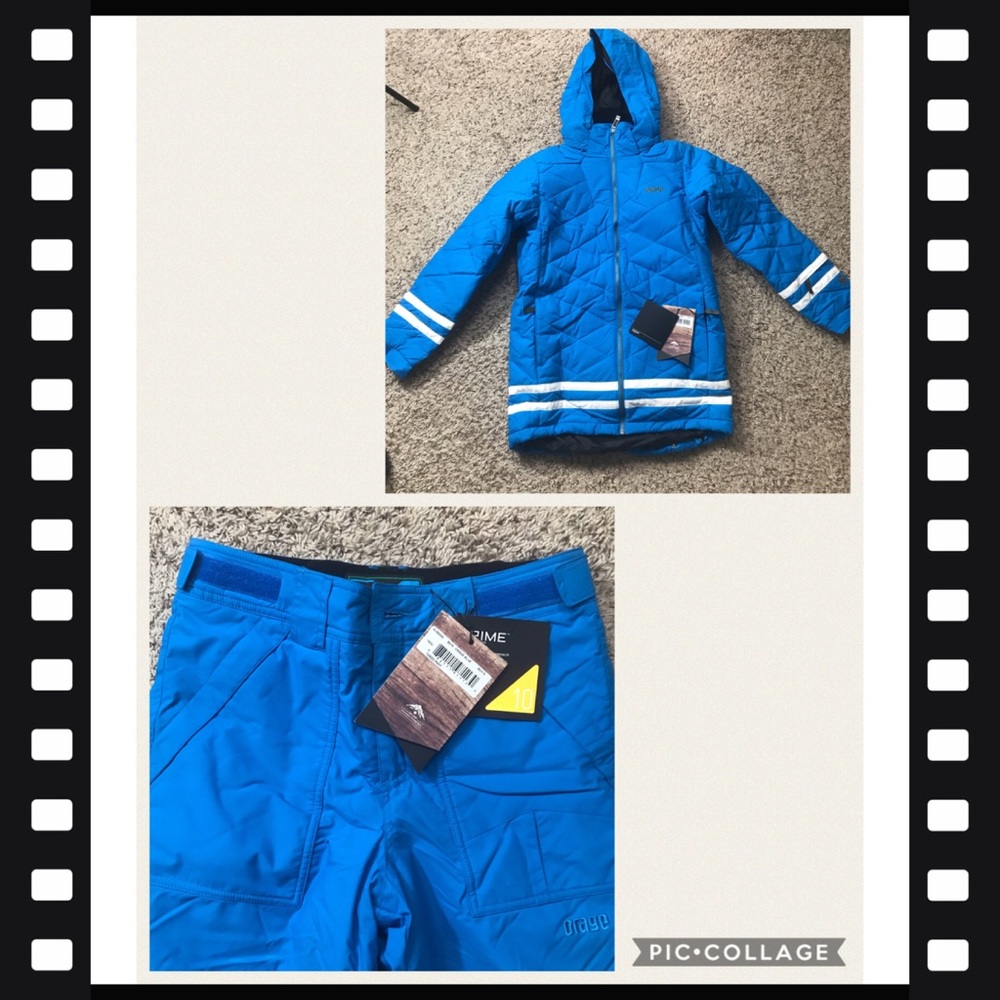 Boys Orage Snowboard Outfit NWT Size 14/XL
